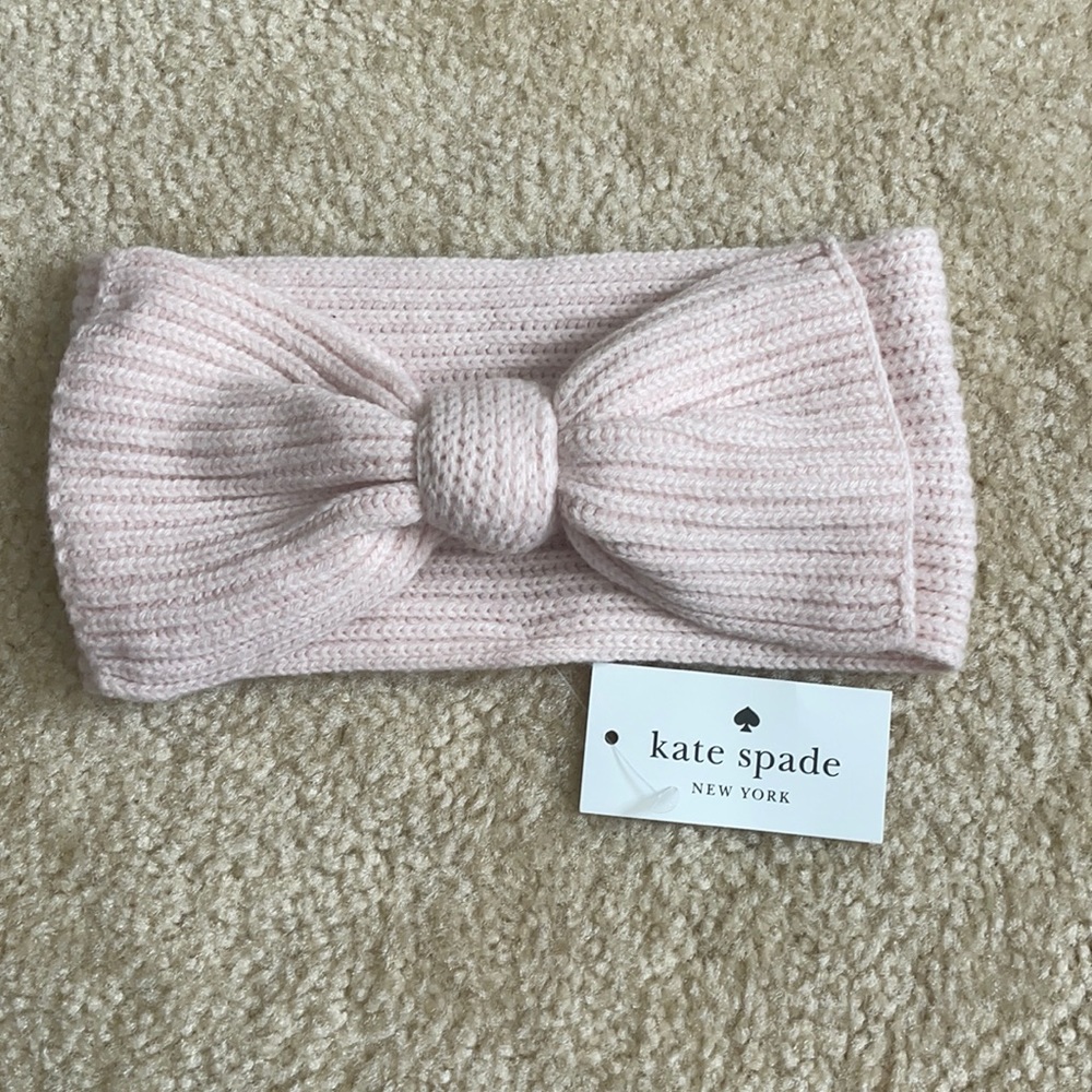 NWT- Kate Spade Rose Dew ear-warmer headband